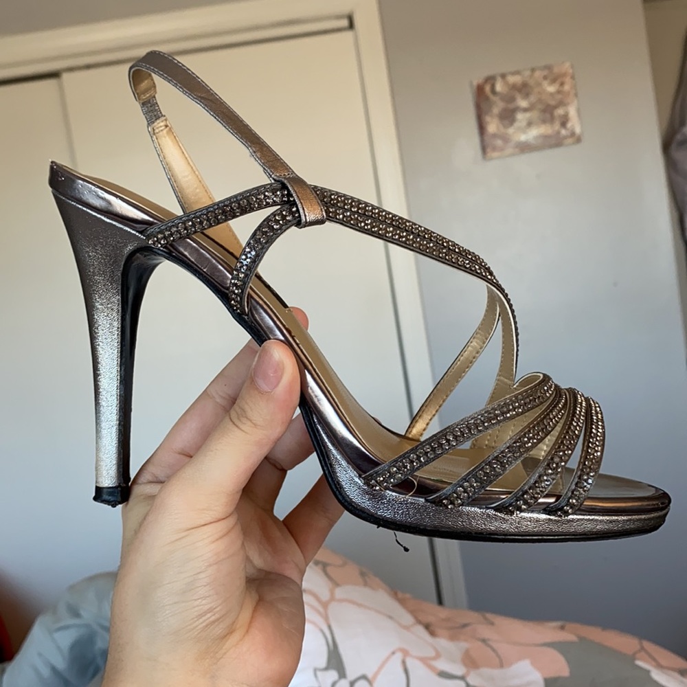 Gray/Silver Heels - image 2